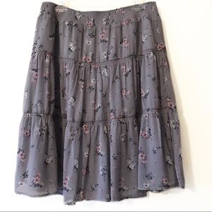 SUNDANCE | Boho floral mini skirt